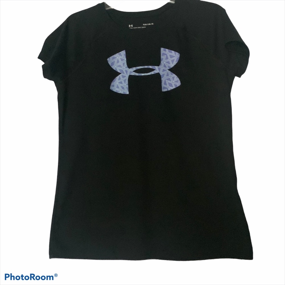 Under Armour loose fit girls Athletic shirt w/HeatGear YLG